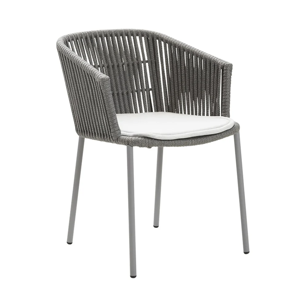 Moments Outdoor Stackable Armchair with Cushion - Image 35