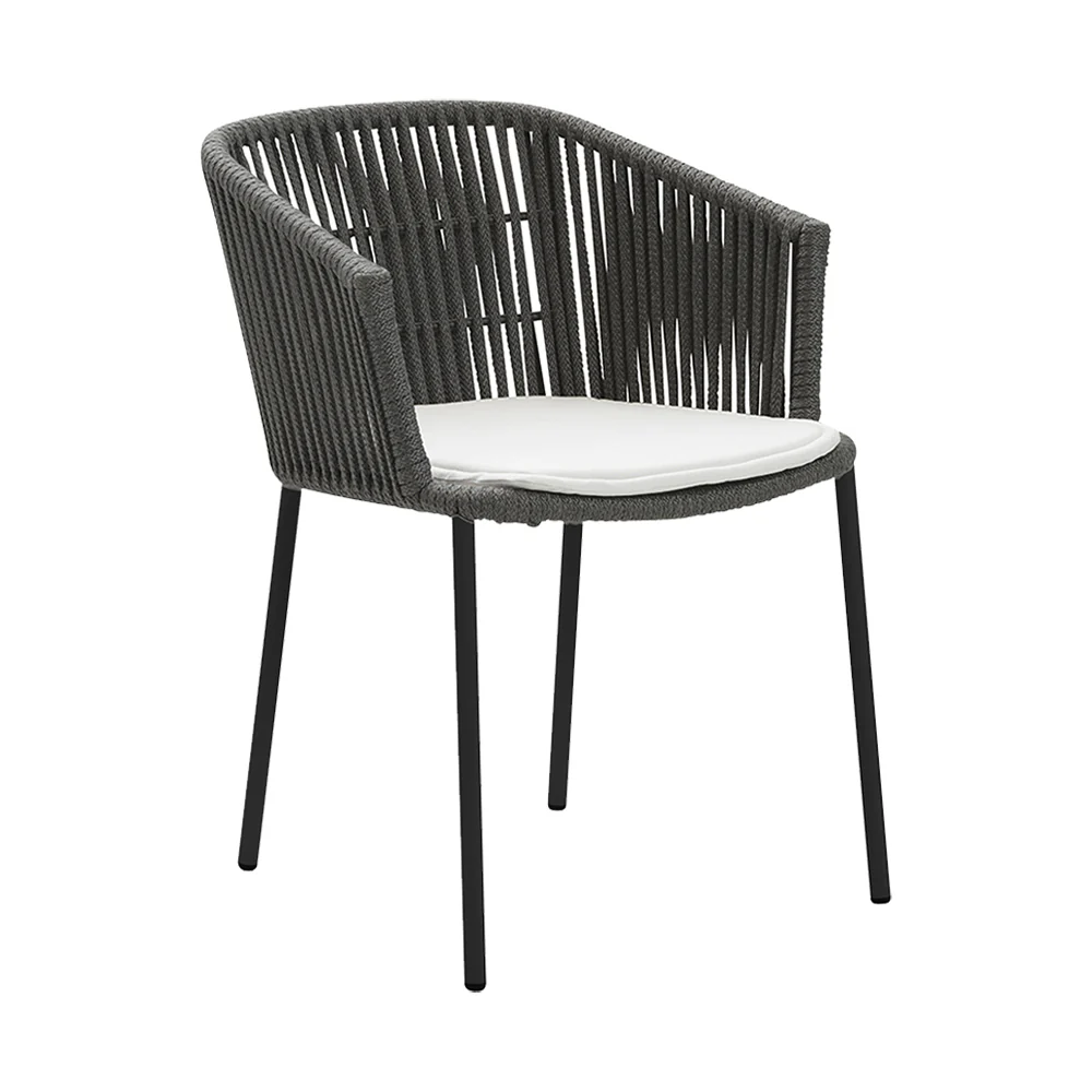 Moments Outdoor Stackable Armchair with Cushion - Image 49