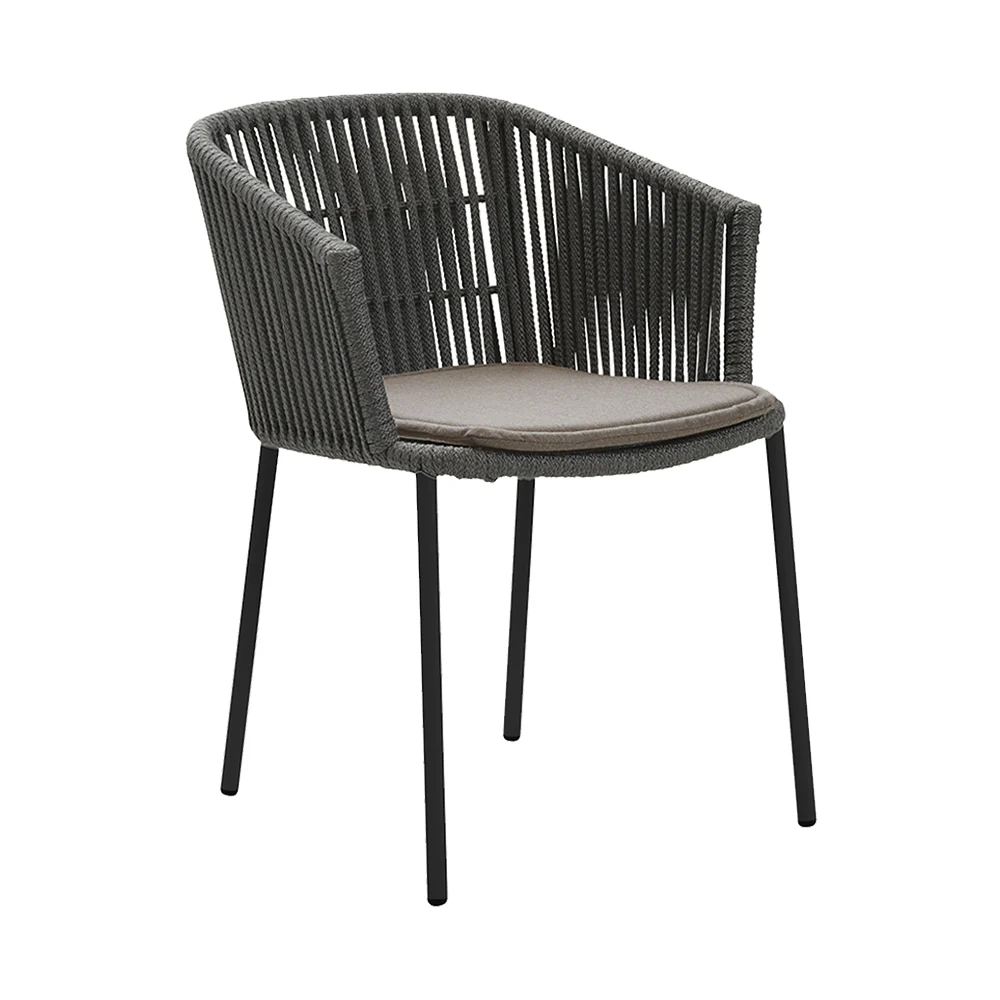 Moments Outdoor Stackable Armchair with Cushion - Image 50