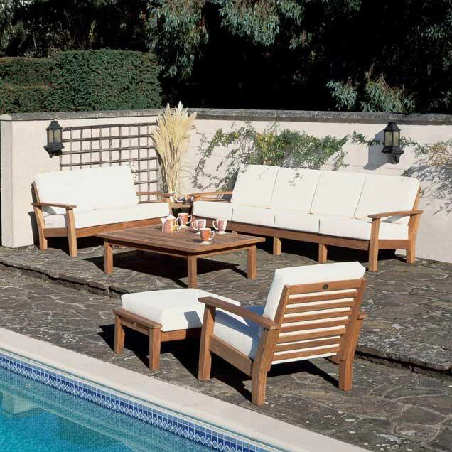 Monaco Rectangular Low Outdoor Coffee Table - Image 5