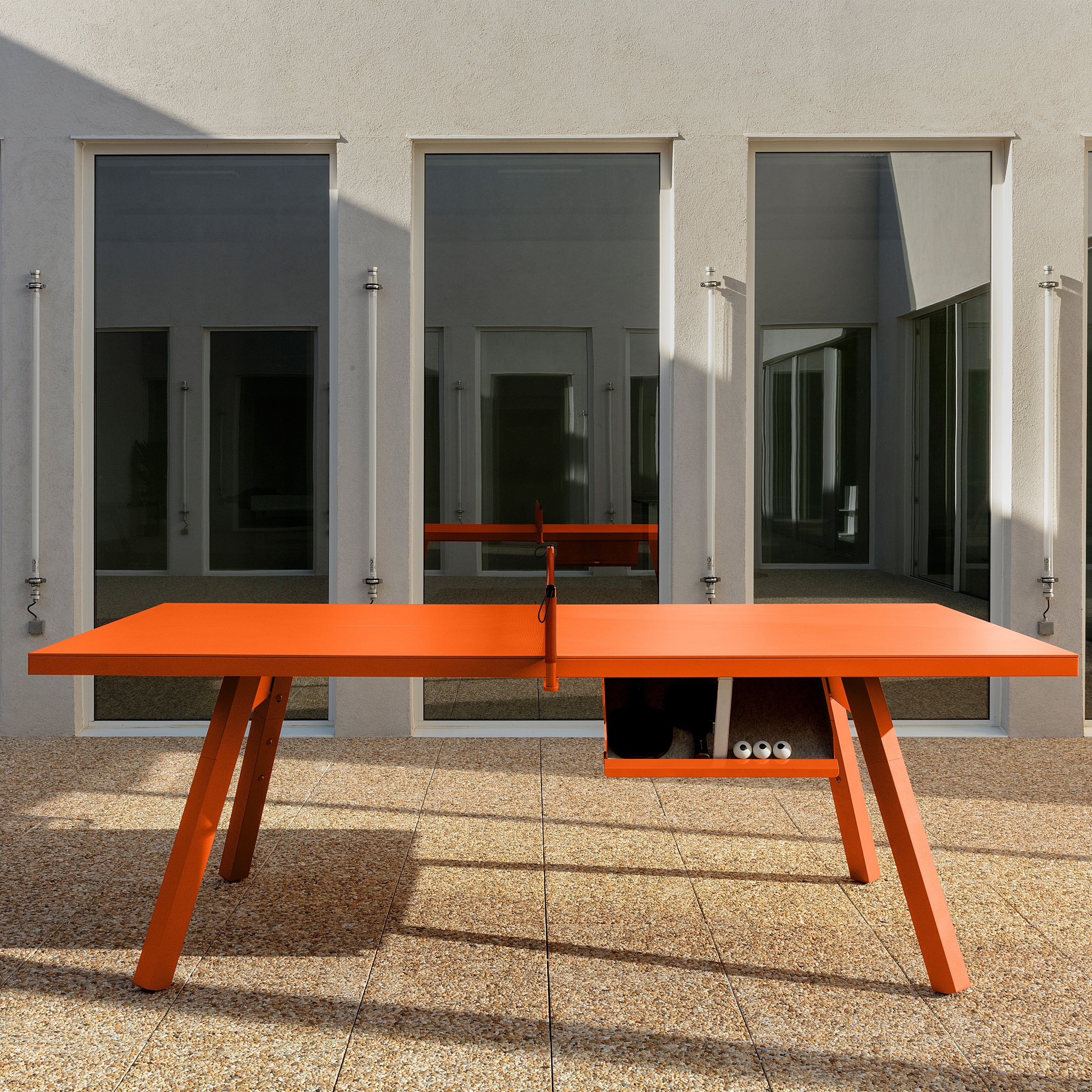 Monochrome You and Me Indoor/Outdoor Ping Pong Table - Image 15