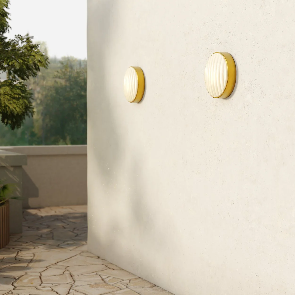 Montreal Round Outdoor Wall Sconce - Image 2