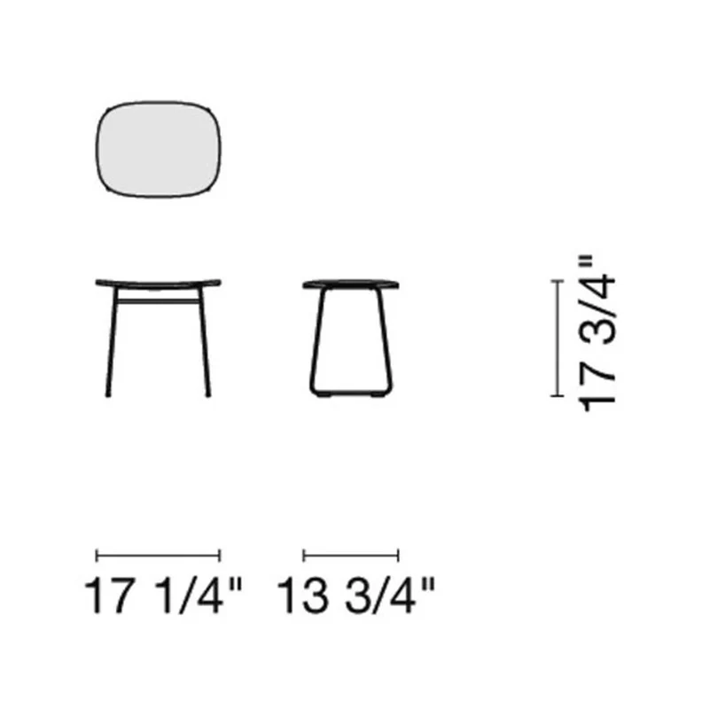 Morrison Wood Stool - Image 16