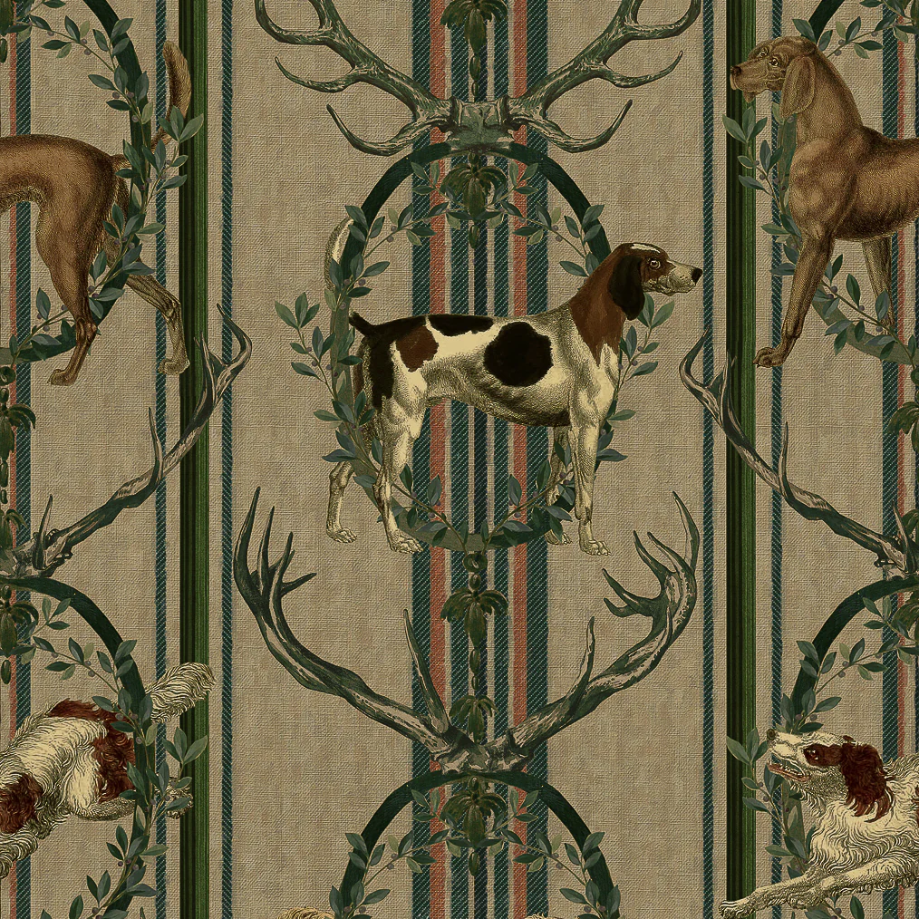 Mountain Dogs Wallpaper Sample Swatch - Image 4