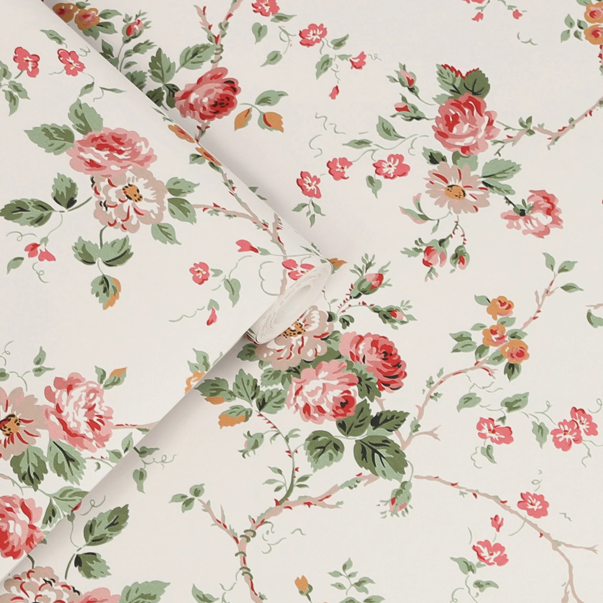 Laura Ashley Mountney Garden Wallpaper Antique Pink Wallpaper - Image 3