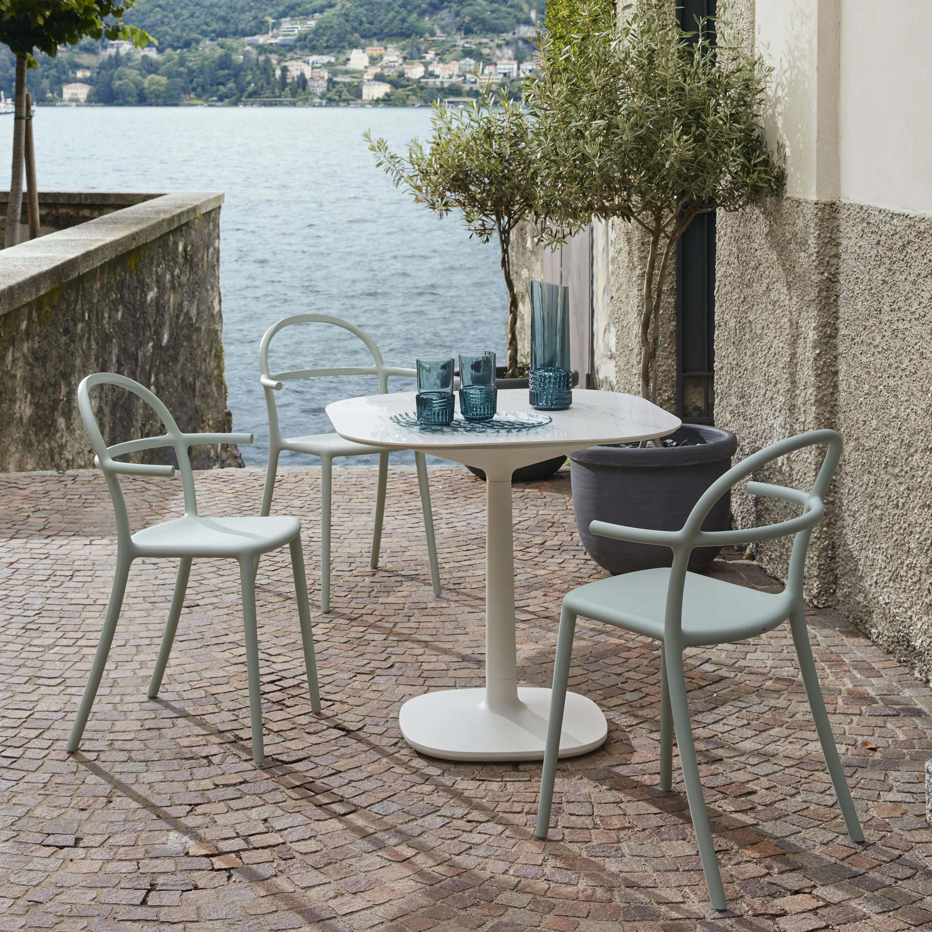 Multiplo Square Cafe Table with Square Base - Image 12