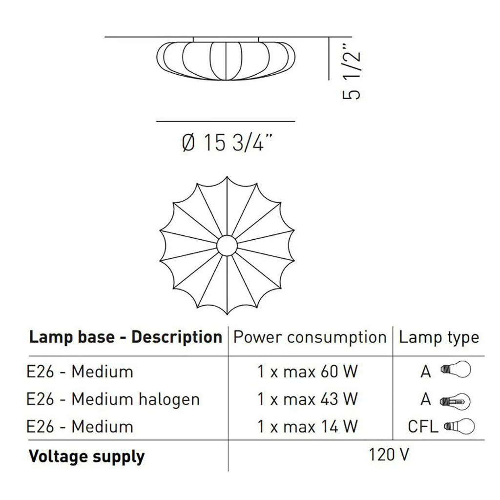 Muse Wall/Ceiling Light - Image 25