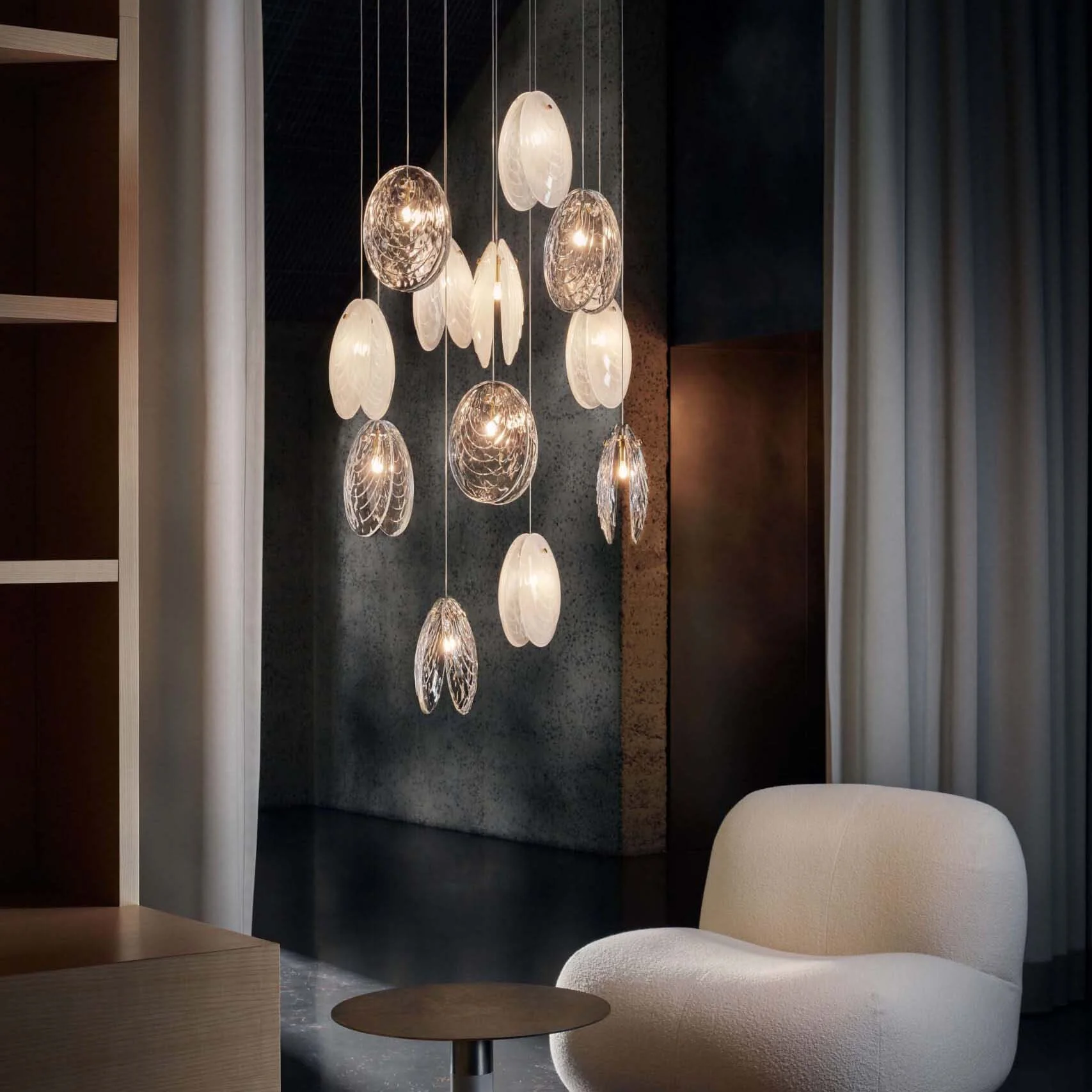 Mussels Round LED Chandelier - Image 11