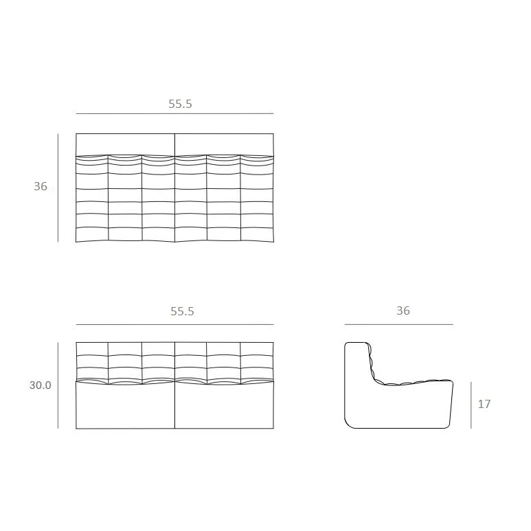 N701 - 2 Seater Sofa Module - Image 50