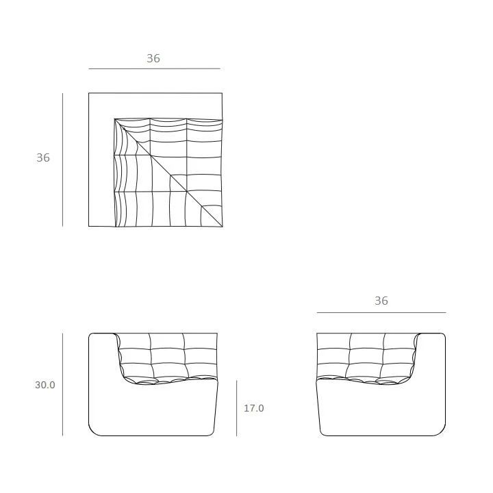 N701 Modular Sofa with Square Corner, No. 4 - Image 37
