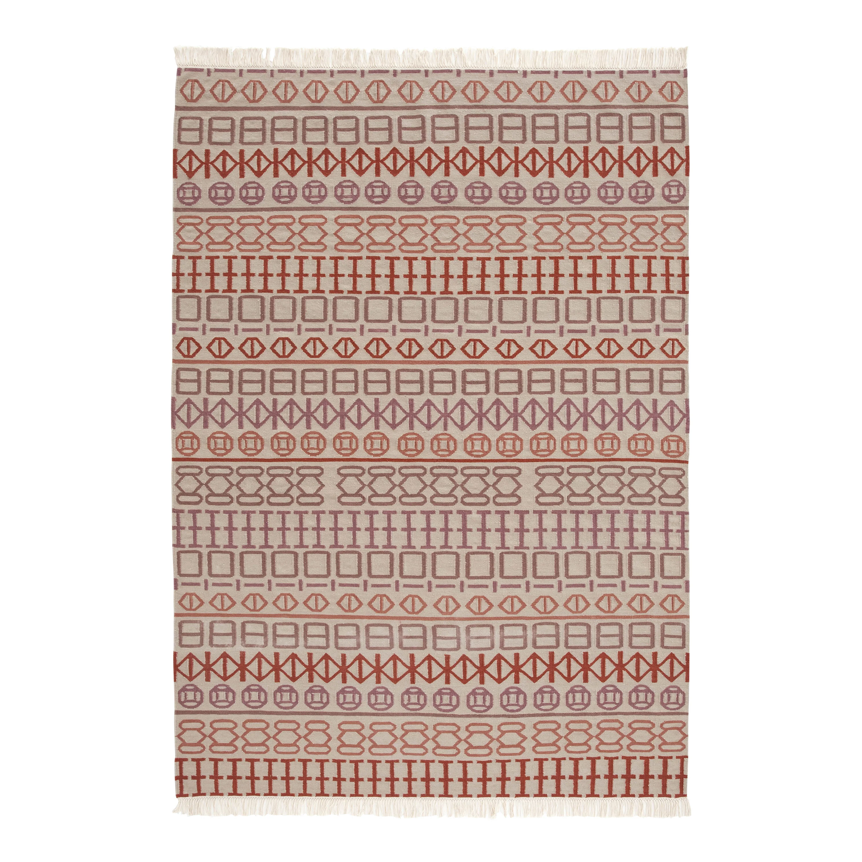 Naidu Wool Kilim Rug - Image 7