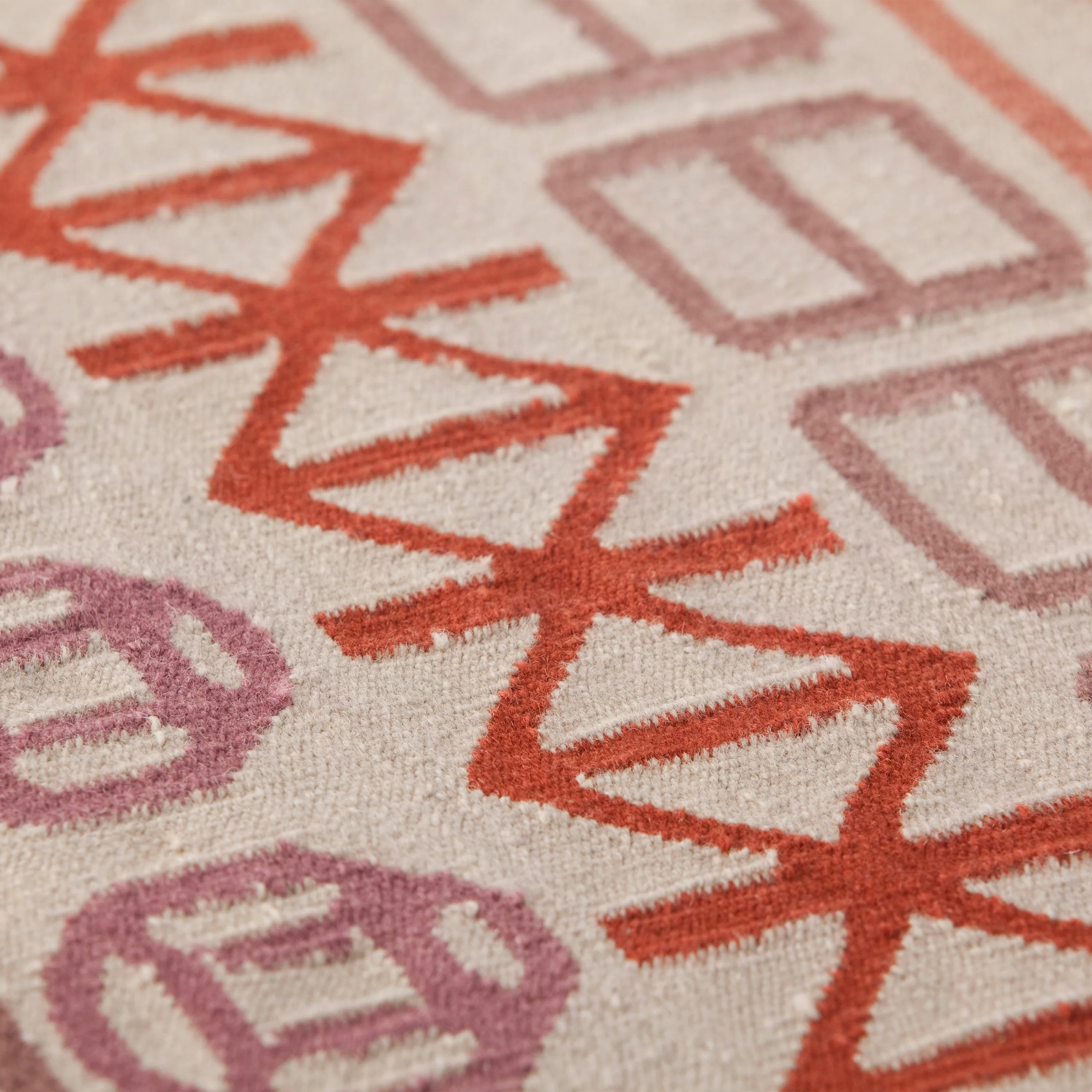 Naidu Wool Kilim Rug - Image 9