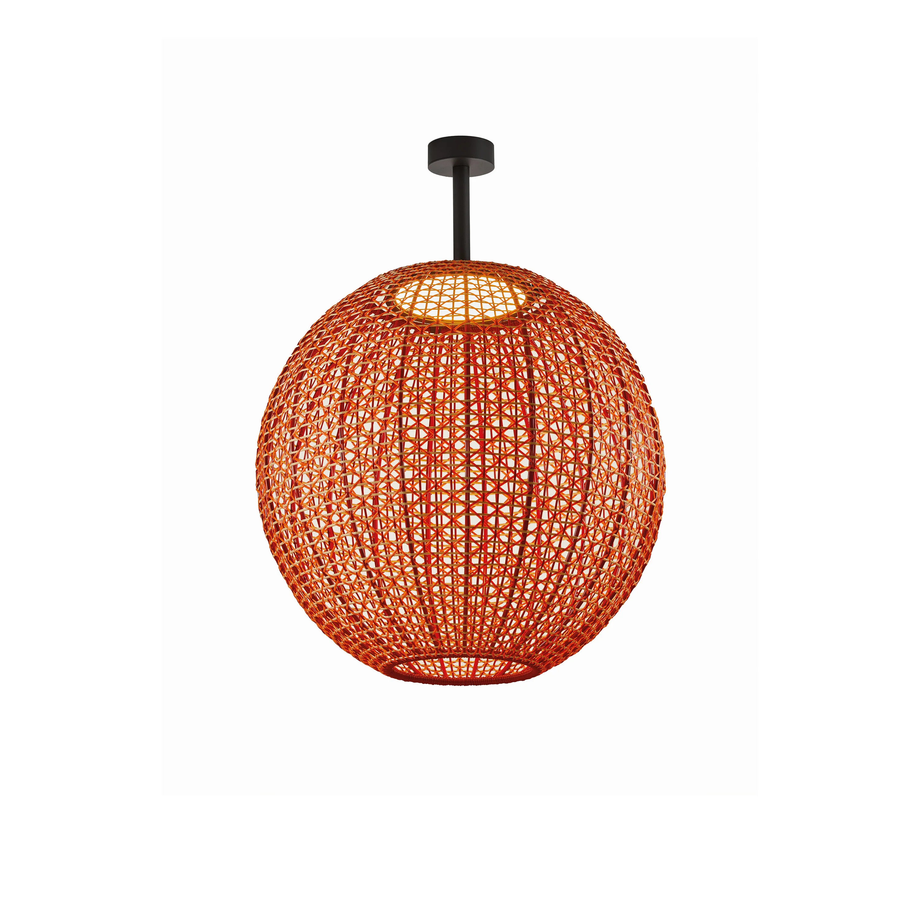 Nans Sphere Outdoor LED Semi Flush Mount - Image 3