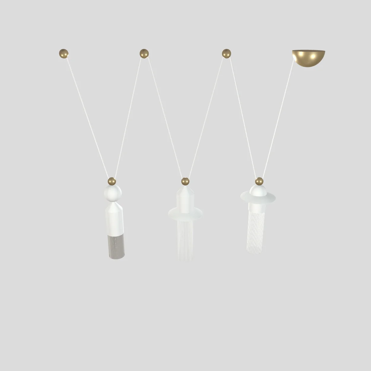 Nappe LED Multi-Light Pendant Light - Image 14