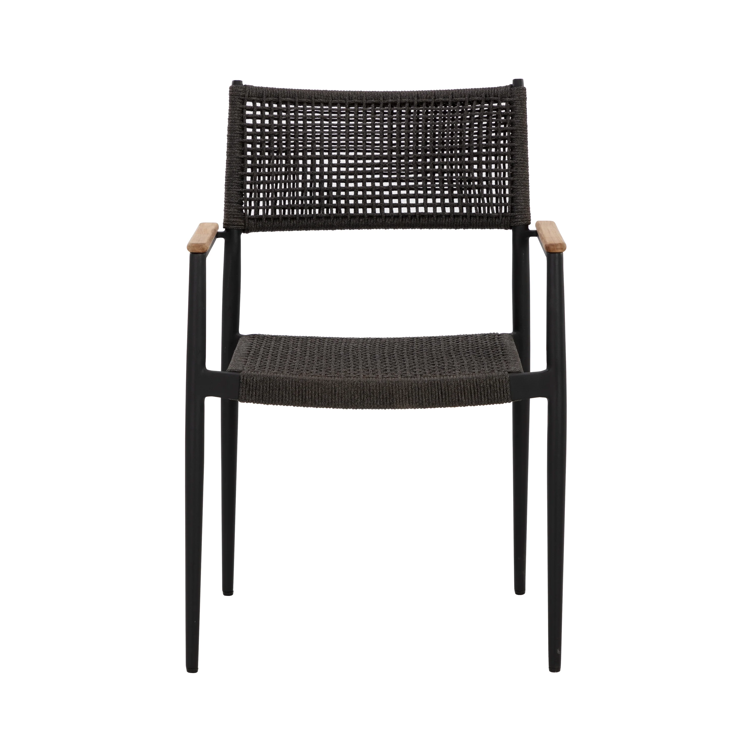 Nava Outdoor Stackable Dining Armchair (Set of 2) - Image 2