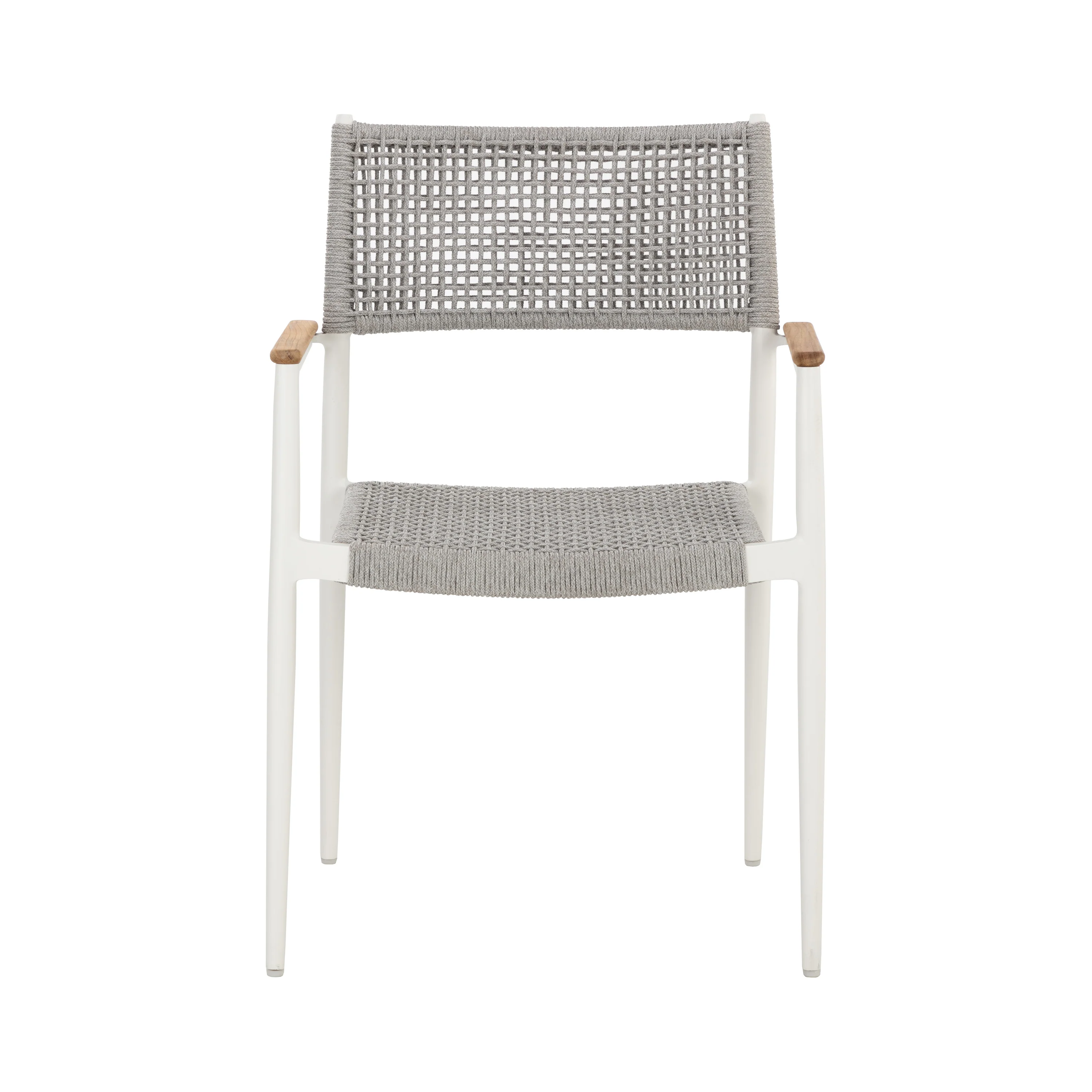 Nava Outdoor Stackable Dining Armchair (Set of 2) - Image 3