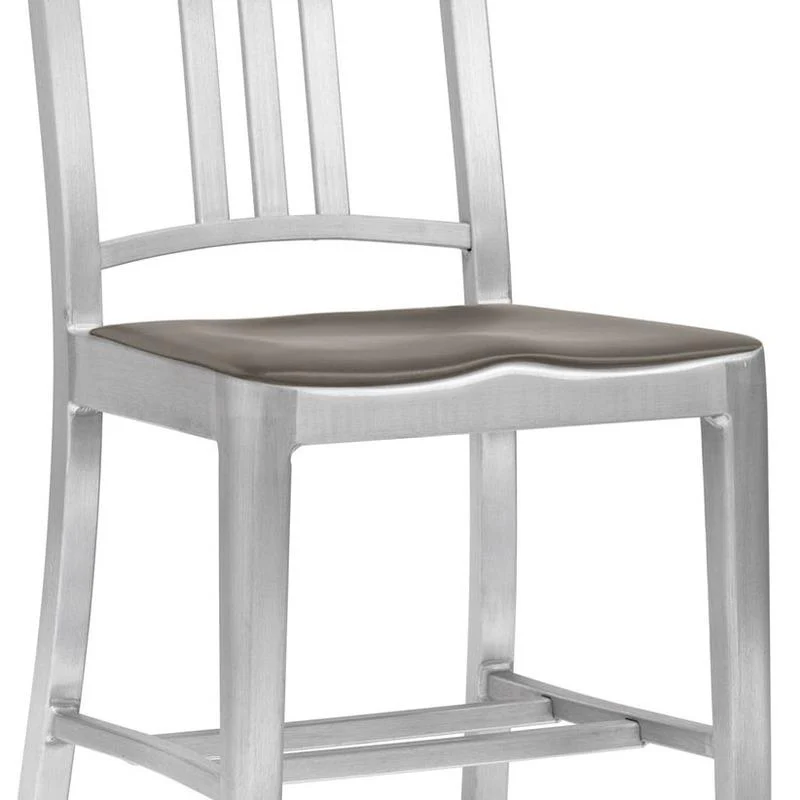Navy Bar and Counter Stool with Arms - Image 21