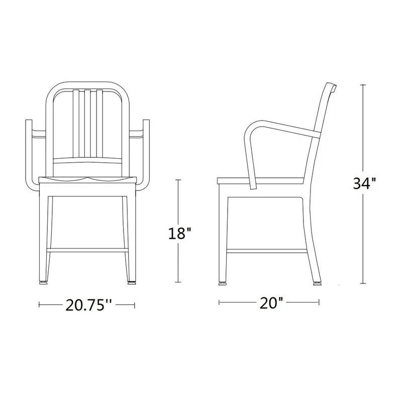 Navy Armchair - Image 61