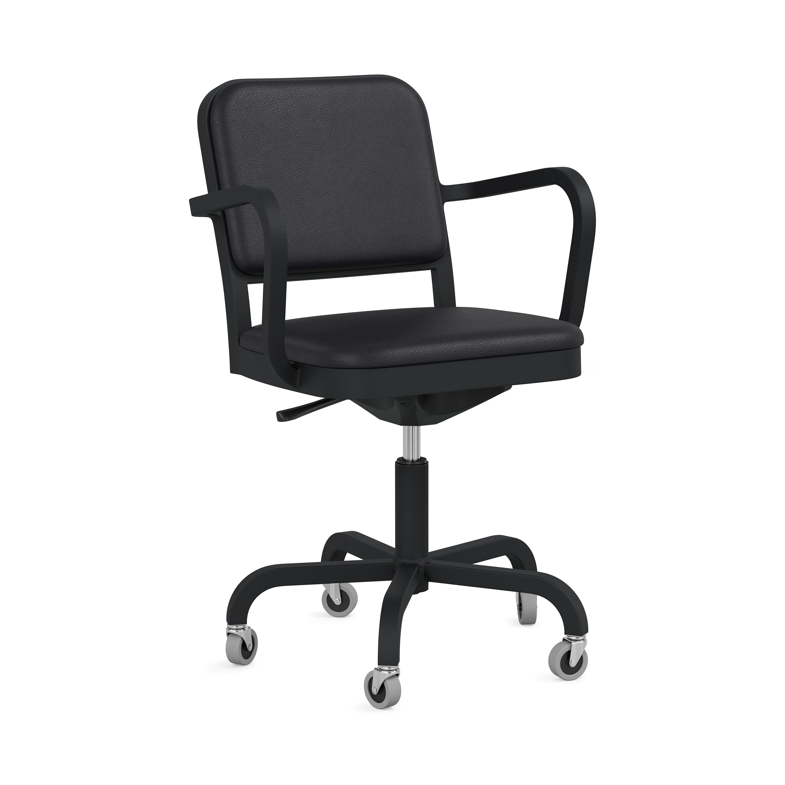 Navy Officer Swivel Armchair - Image 32