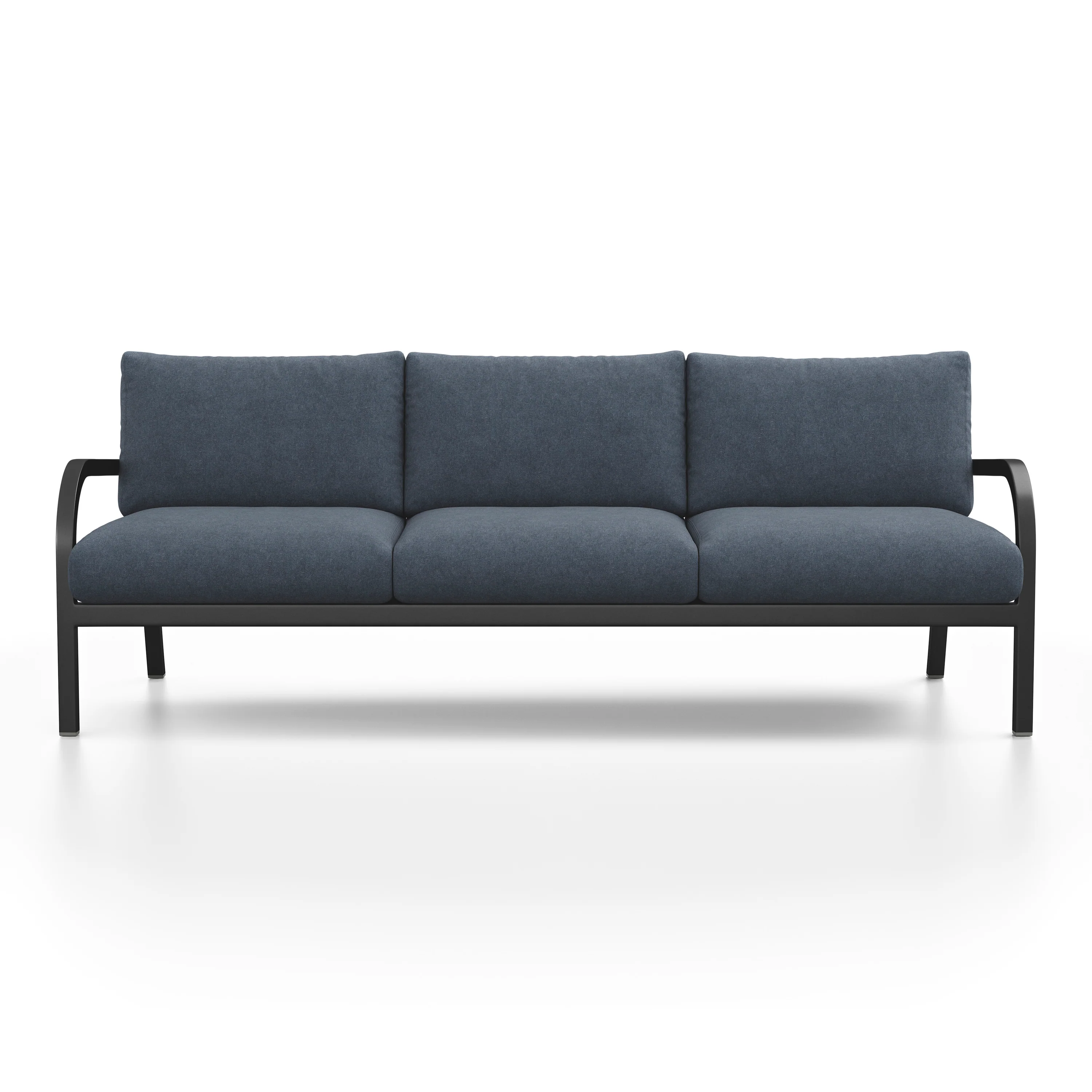 Navy Outdoor 3-Seater Sofa - Image 44