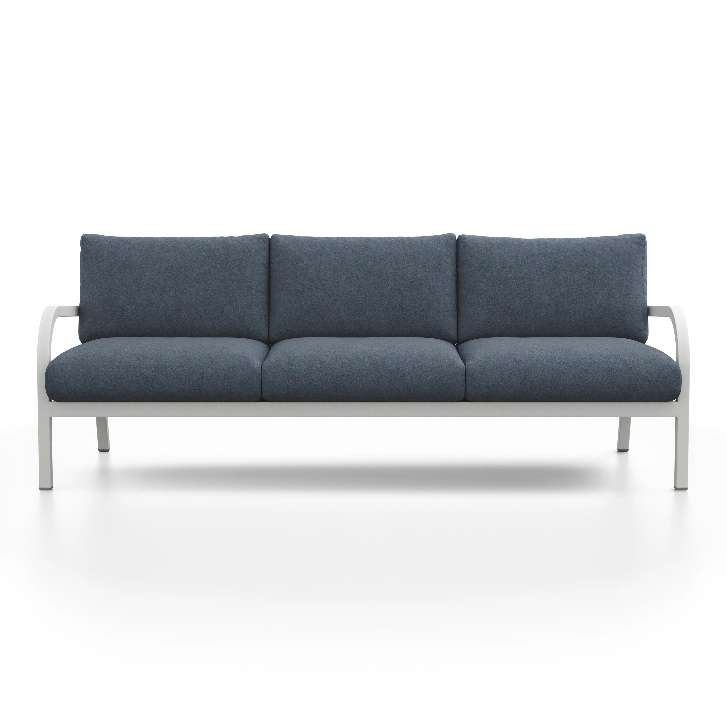 Navy Outdoor 3-Seater Sofa - Image 56