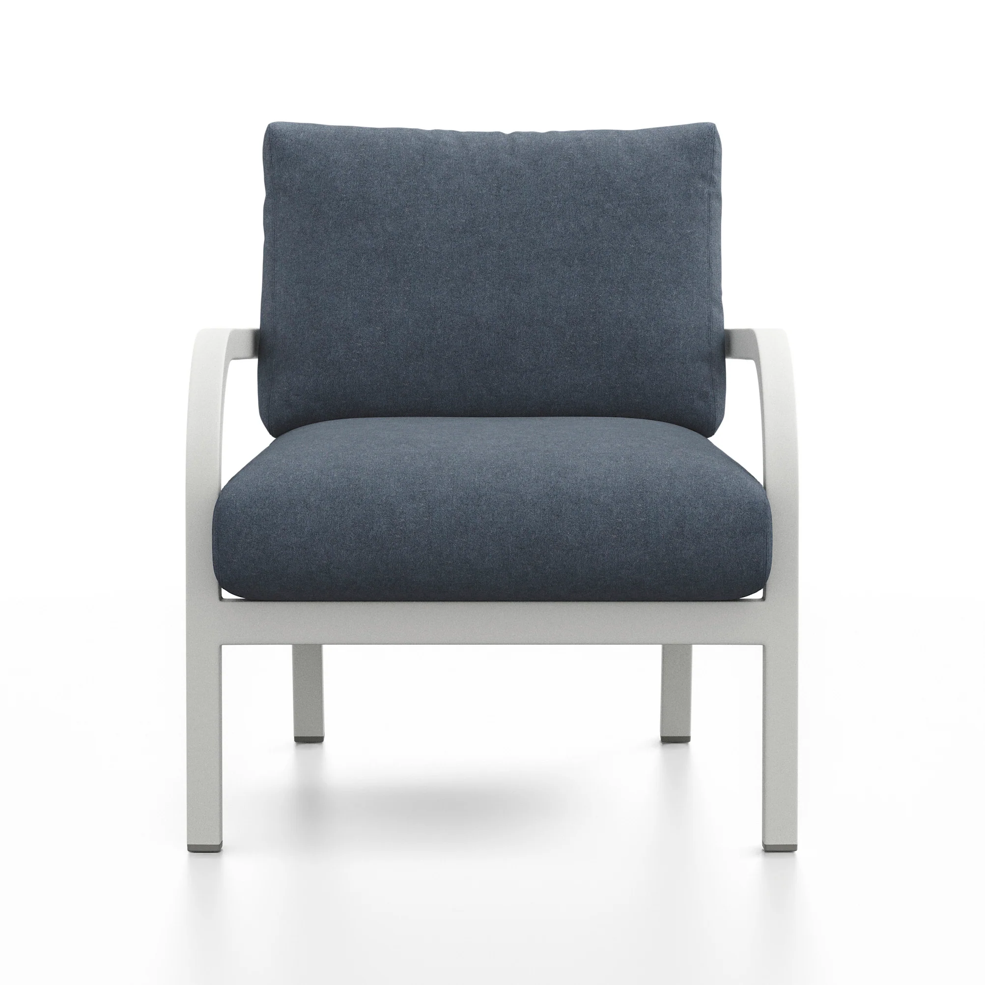 Navy Outdoor Lounge Armchair - Image 58