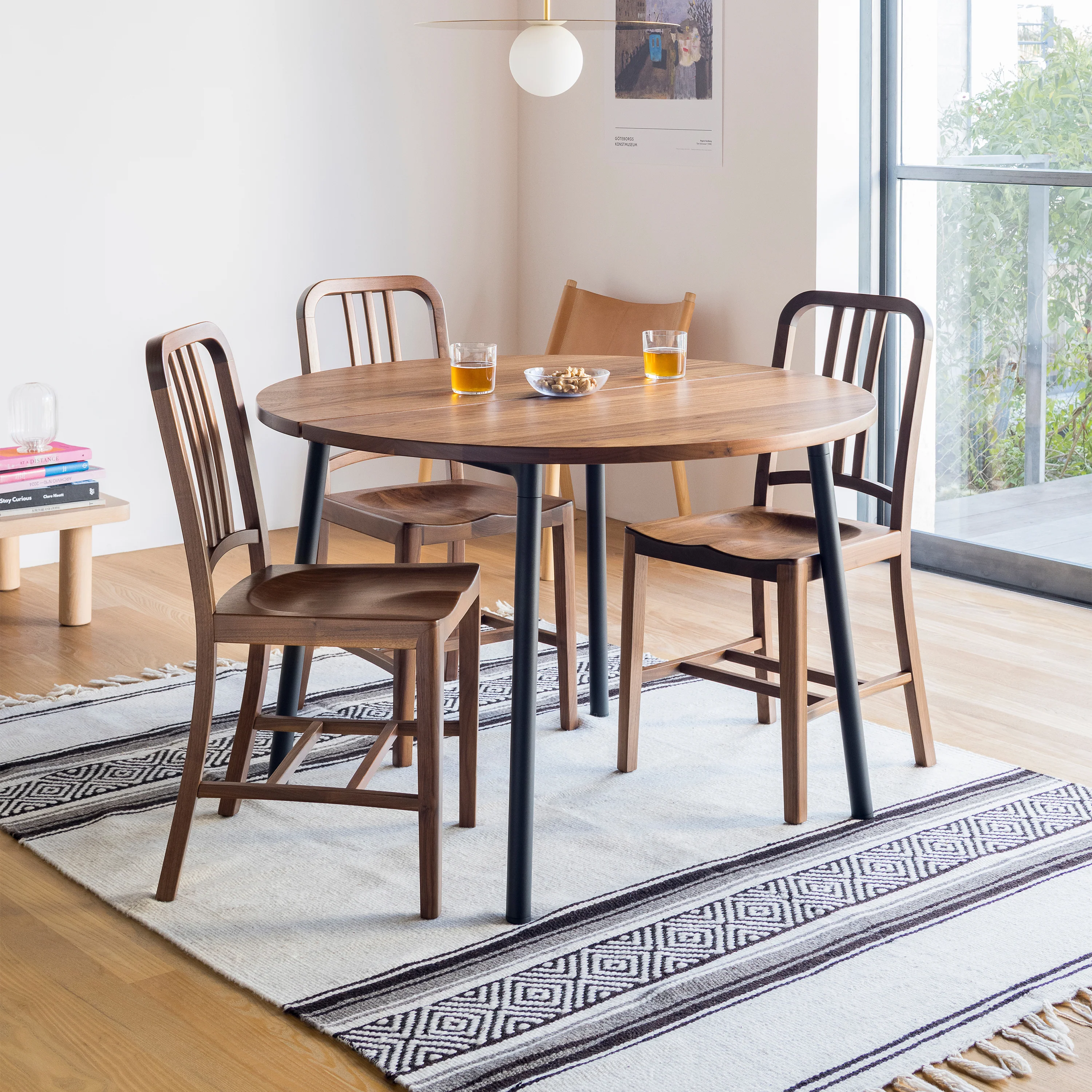 Navy Wood Chair - Image 55