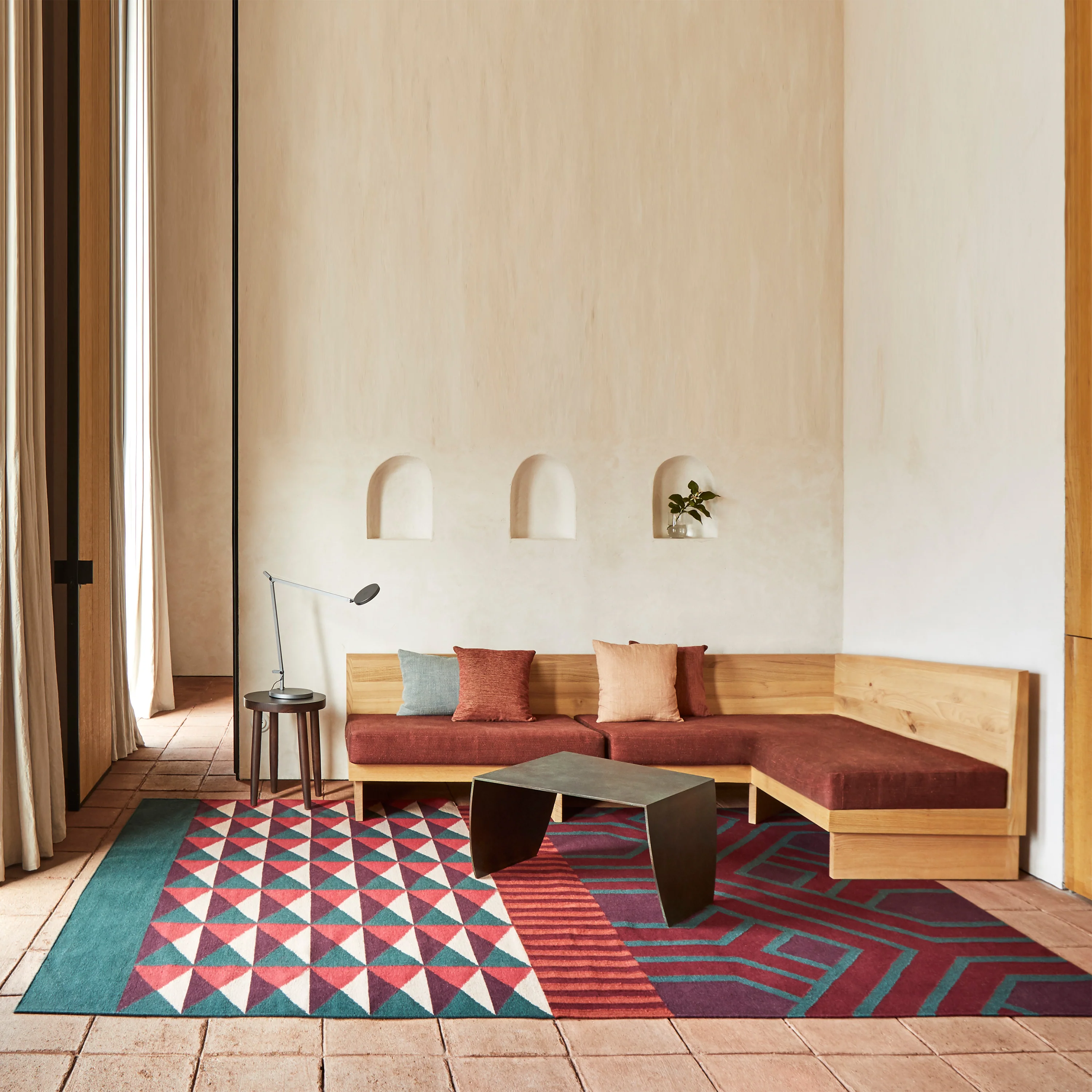 Ndebele Red Rug - Image 2