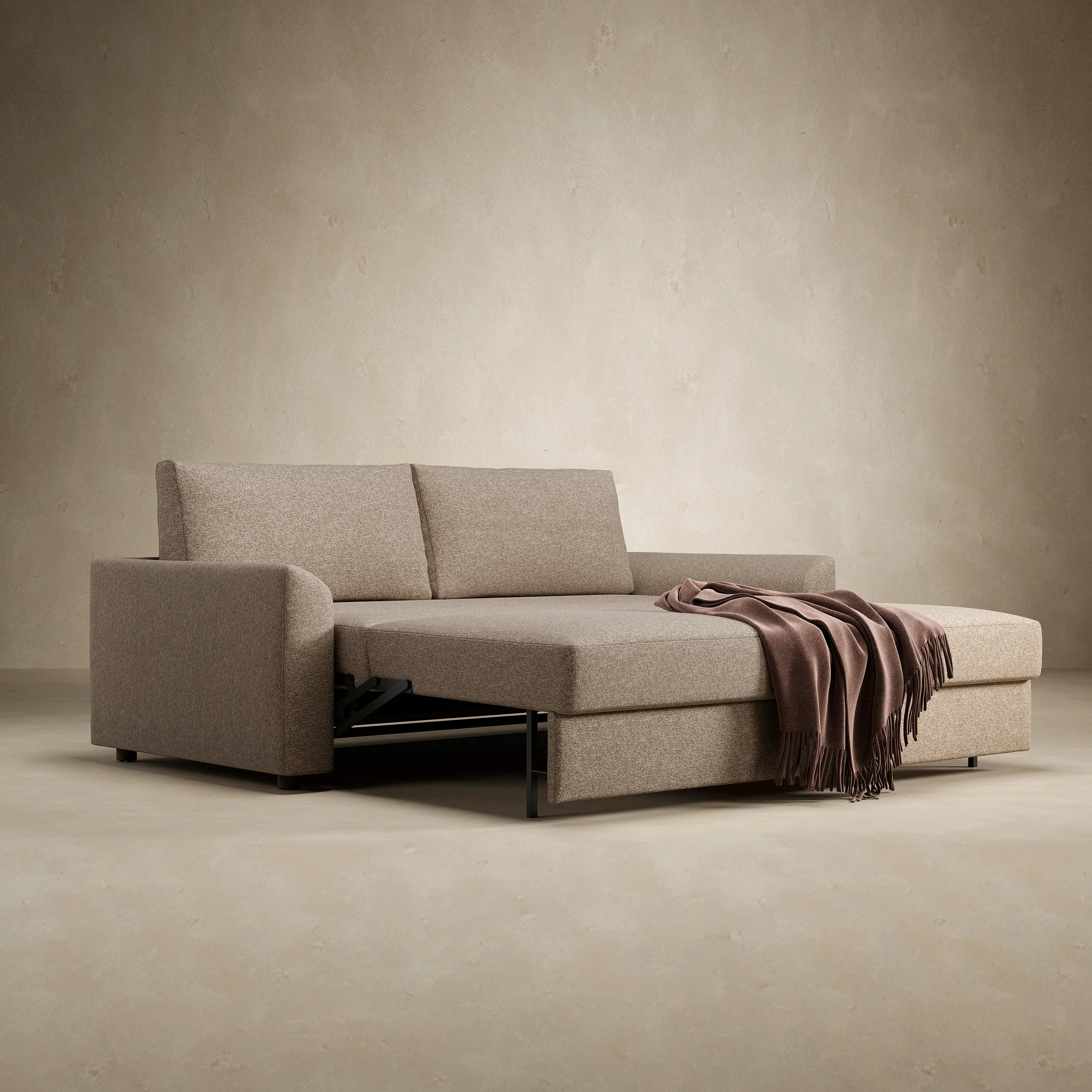 Neah Curved Arms Sofa Bed - Image 2