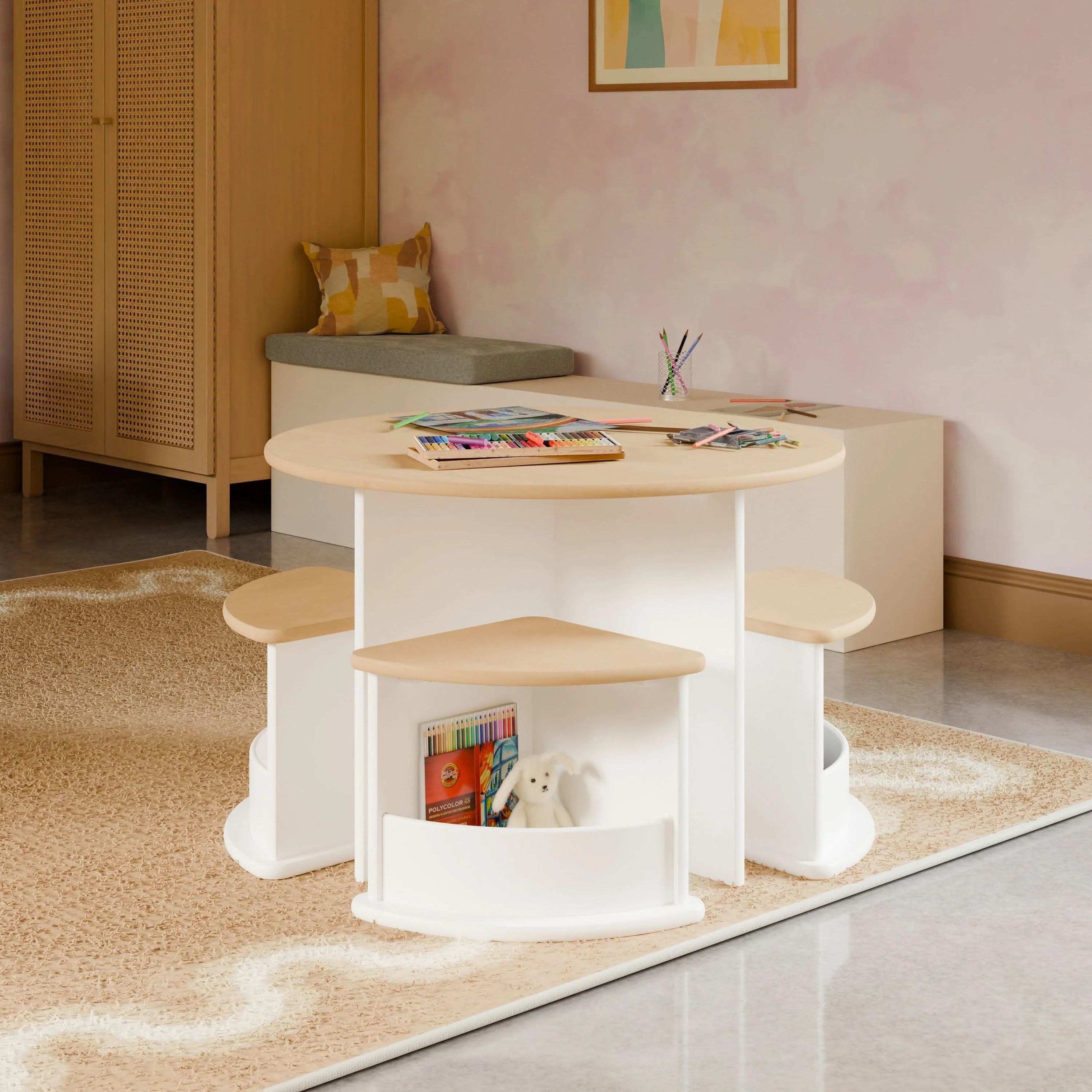 Nessa Nesting Play Table and Chair Set - Image 6
