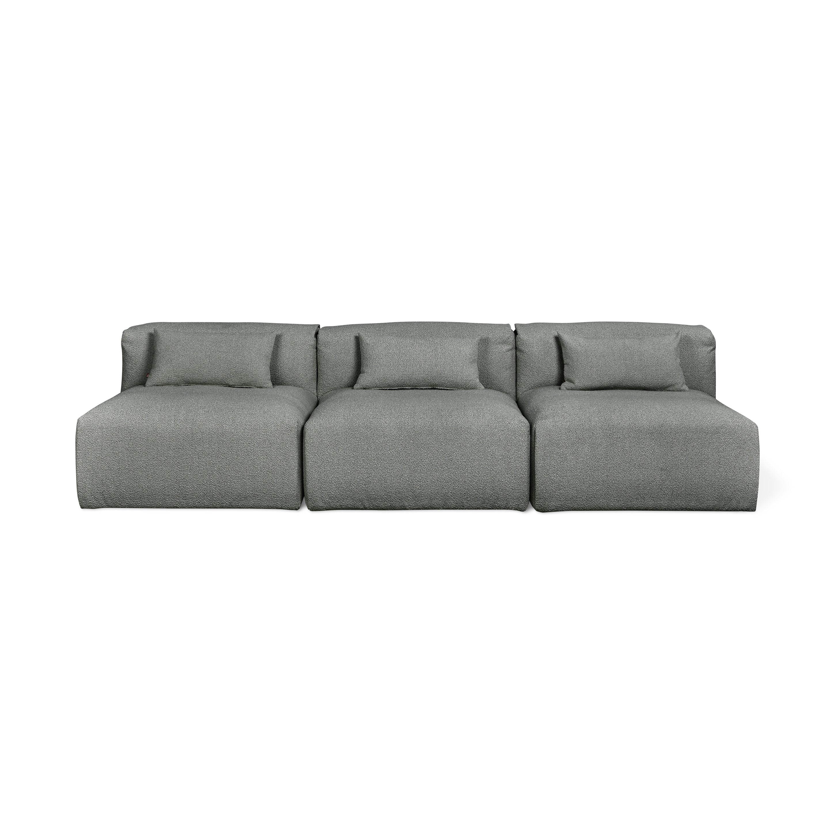 Nest Modular 3-piece Armless Sofa - Image 10