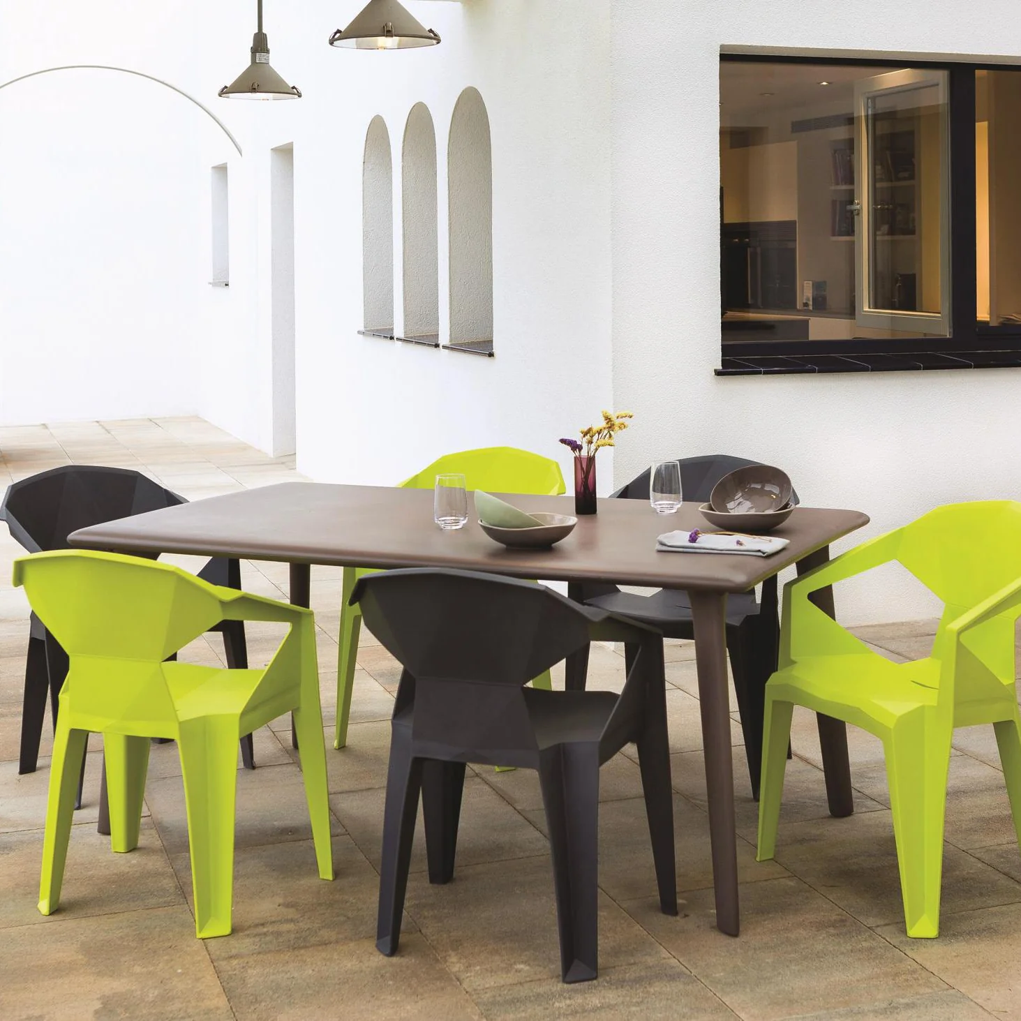 New Dessa Rectangular Outdoor Dining Table - Image 6