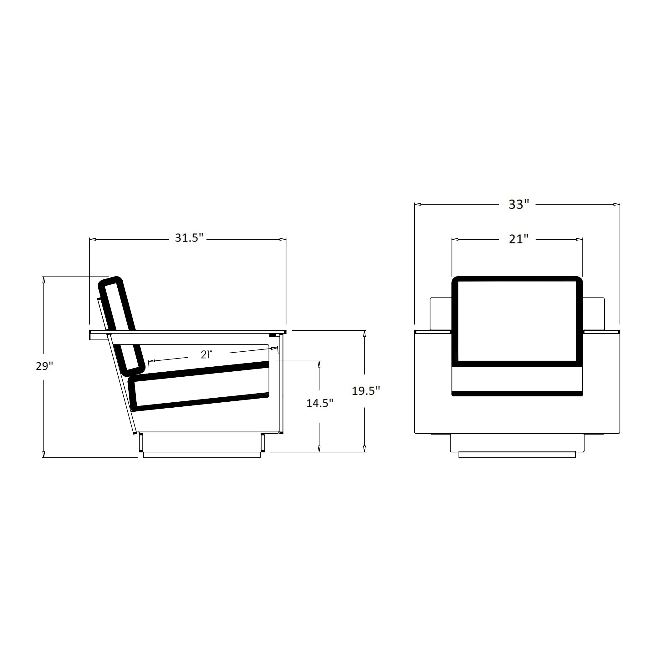 Nisswa Outdoor Sofa and Lounge Swivel Bundle - Image 41