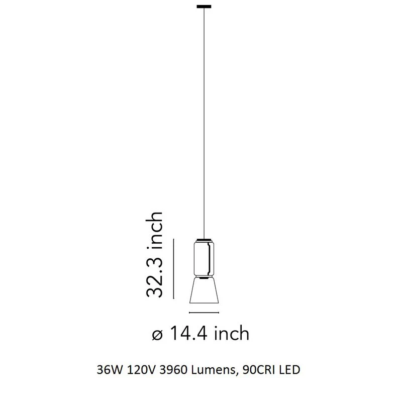 Noctambule Cone Pendant Light - Image 16