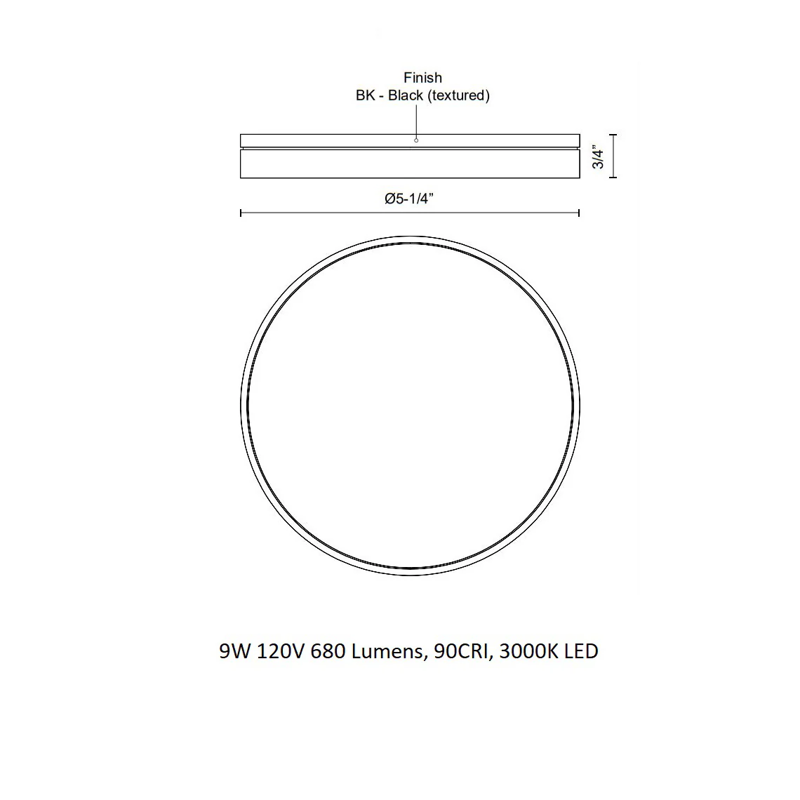 Novel Flush Mount - Image 3