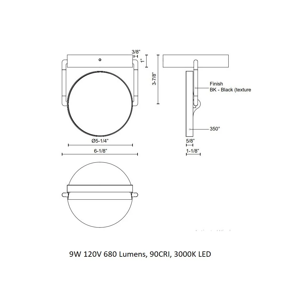 Novel Semi-Flush Mount - Image 4