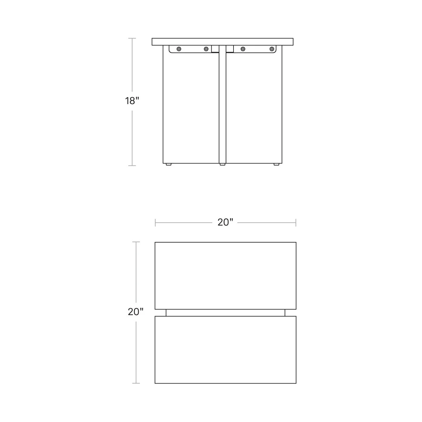 NowThen Outdoor Side Table - Image 12