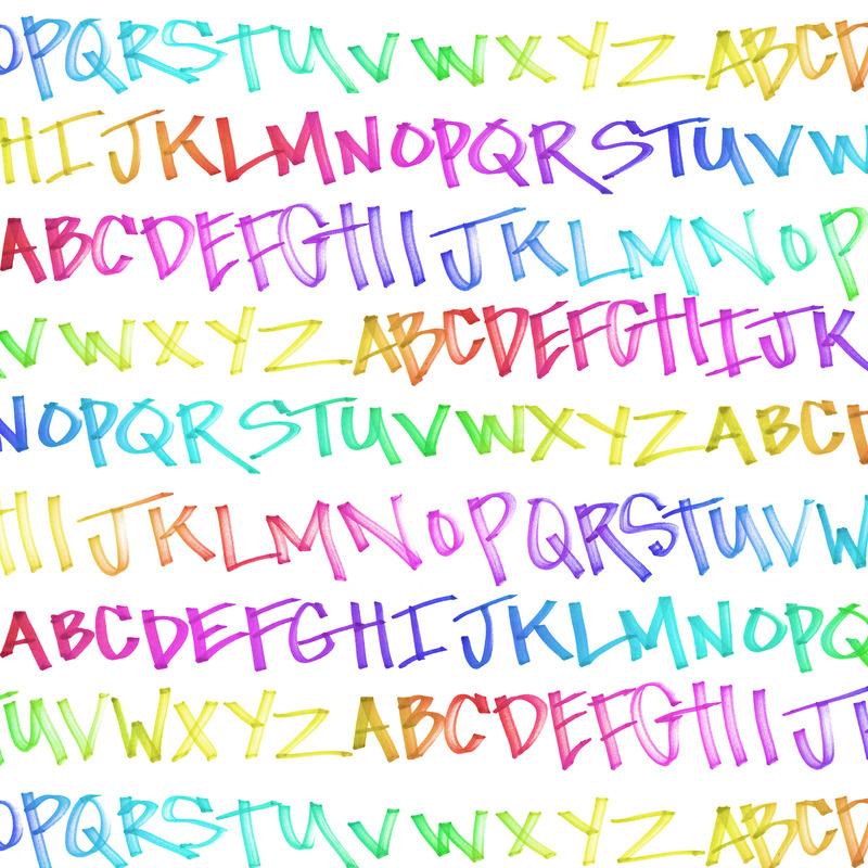 NYC Alphabet Wallpaper Sample Swatch - Image 23