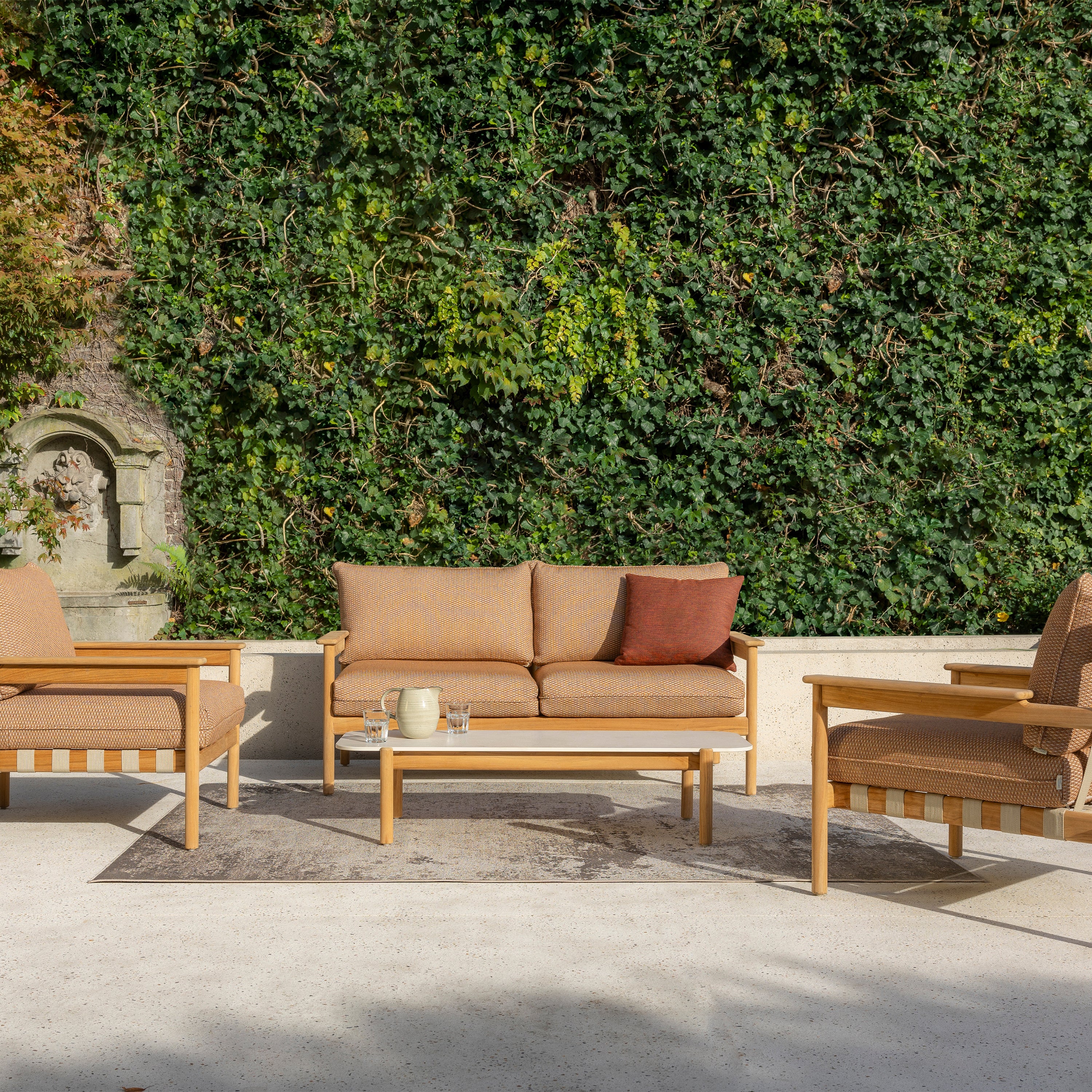 Oda Outdoor Rectangular Coffee Table - Image 5