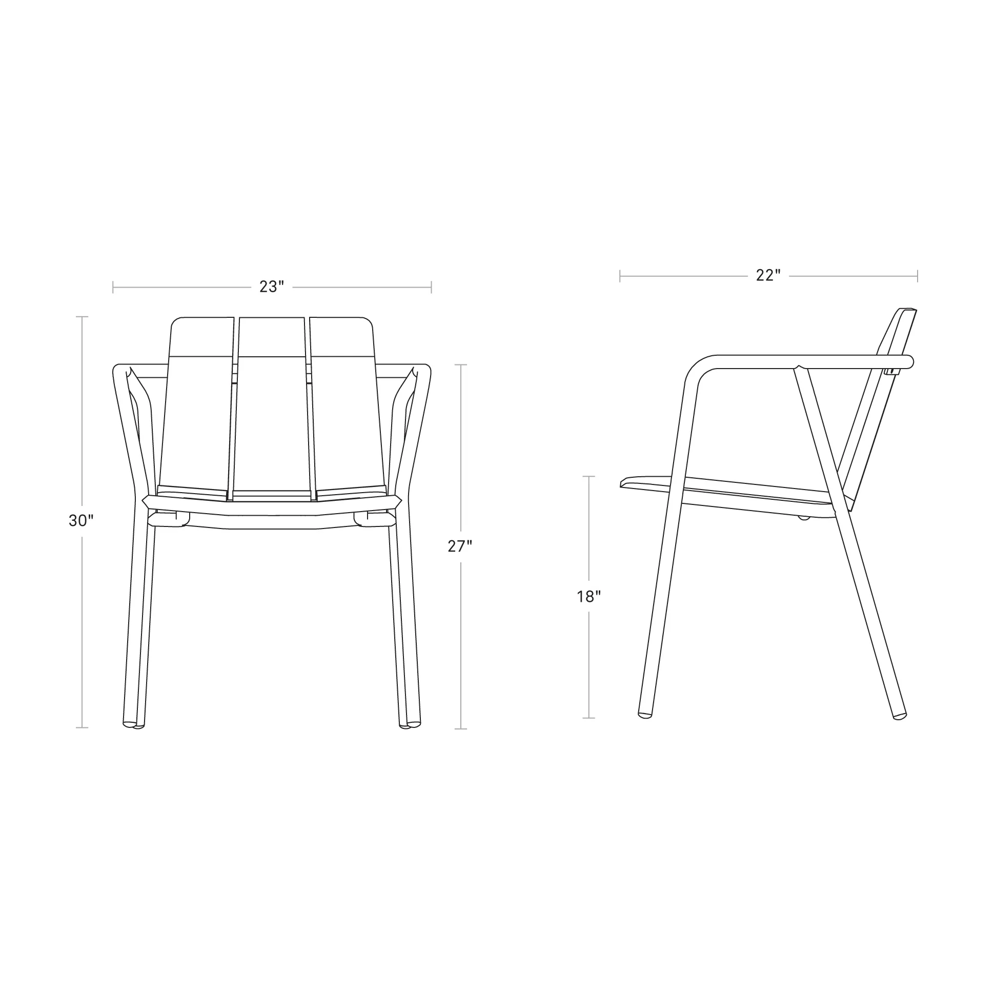 Offline Outdoor Dining Chair - Image 36