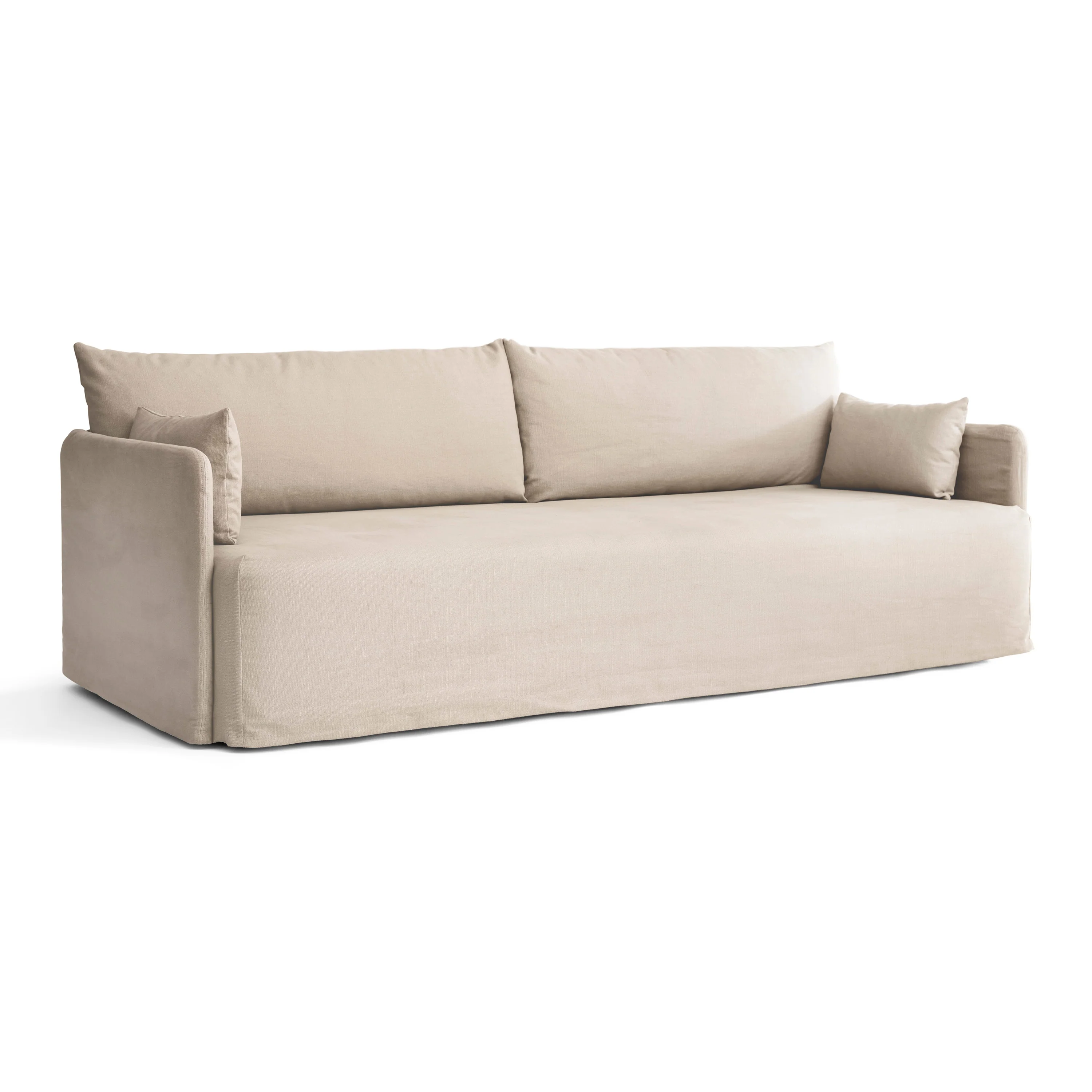 Offset 3-Seater Sofa with Loose Cover - Image 3