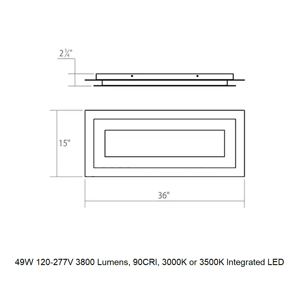 Offset LED Flush Mount - Image 18