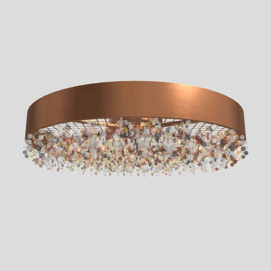 Ola Round Flush Mount - Image 3