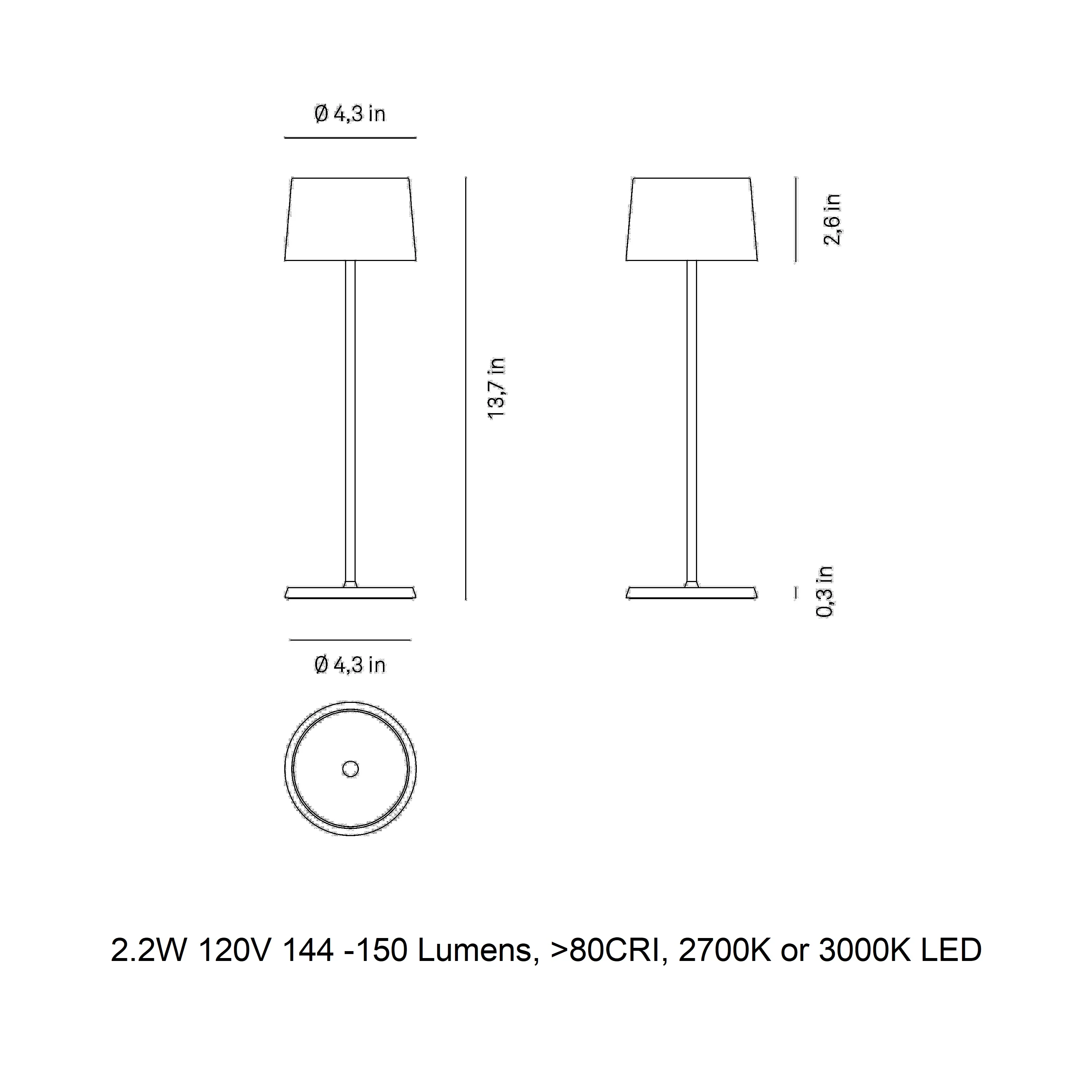 Olivia Portable Table Lamp - Image 29