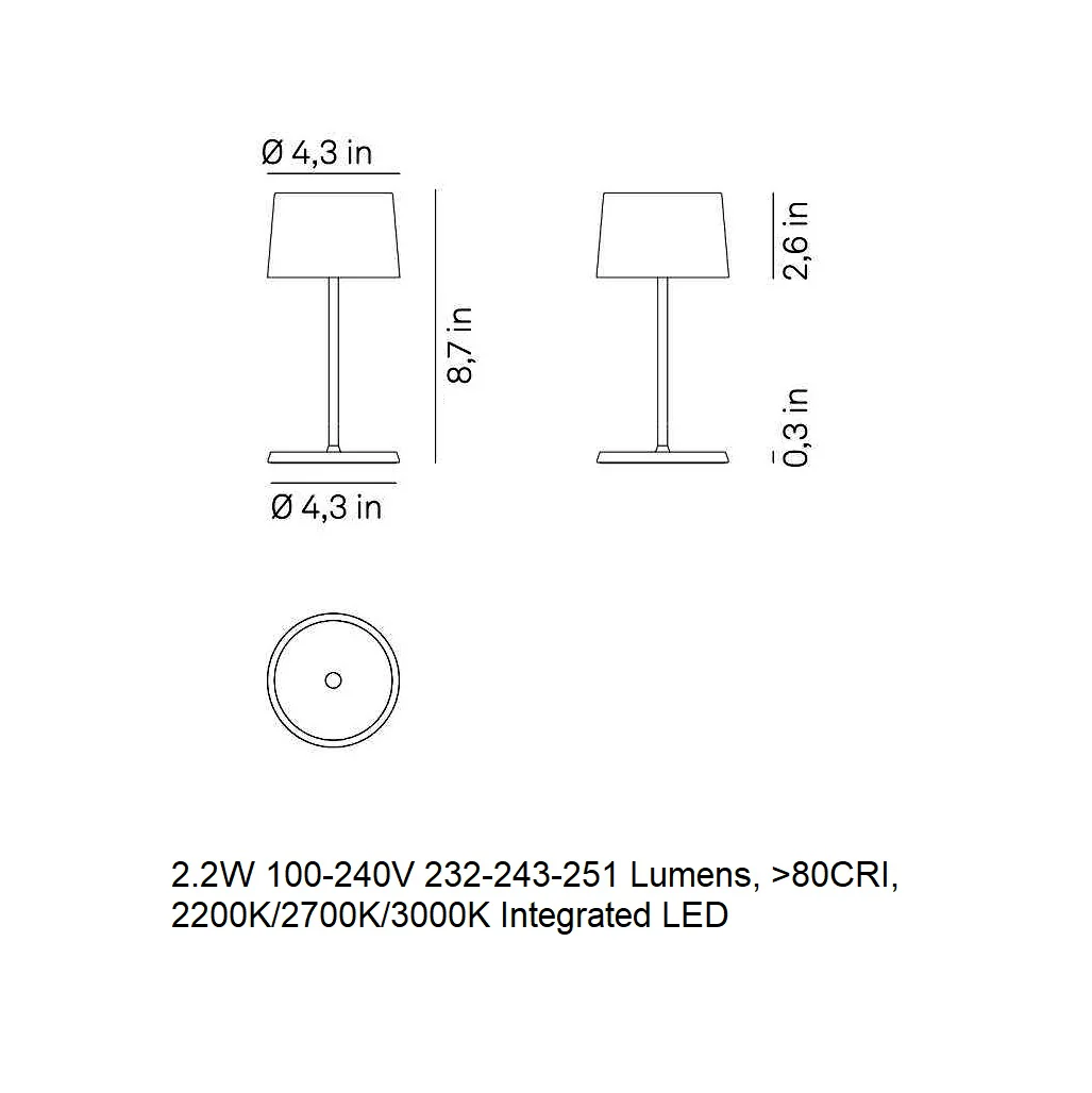 Olivia Pro Mini Portable Table Lamp - Image 26