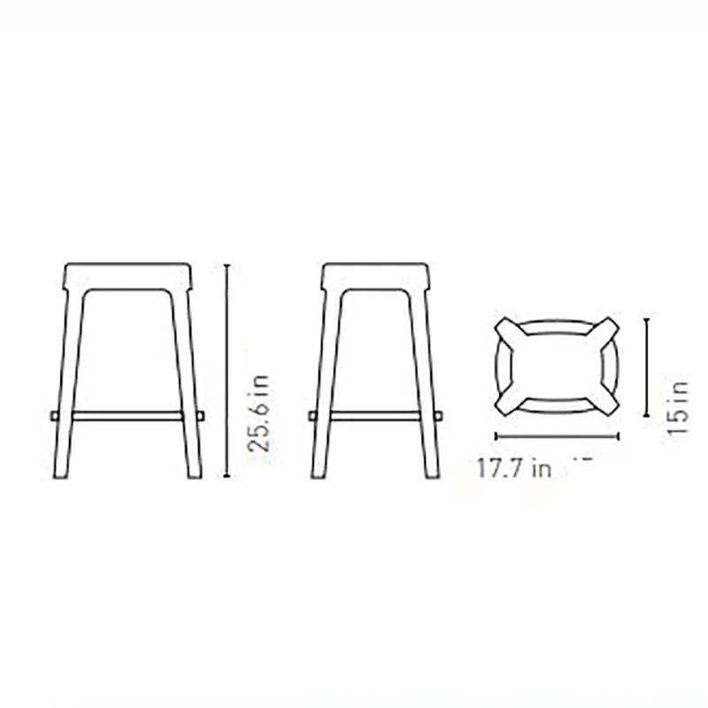 Ombra Backless Indoor/Outdoor Counter Stool - Image 7