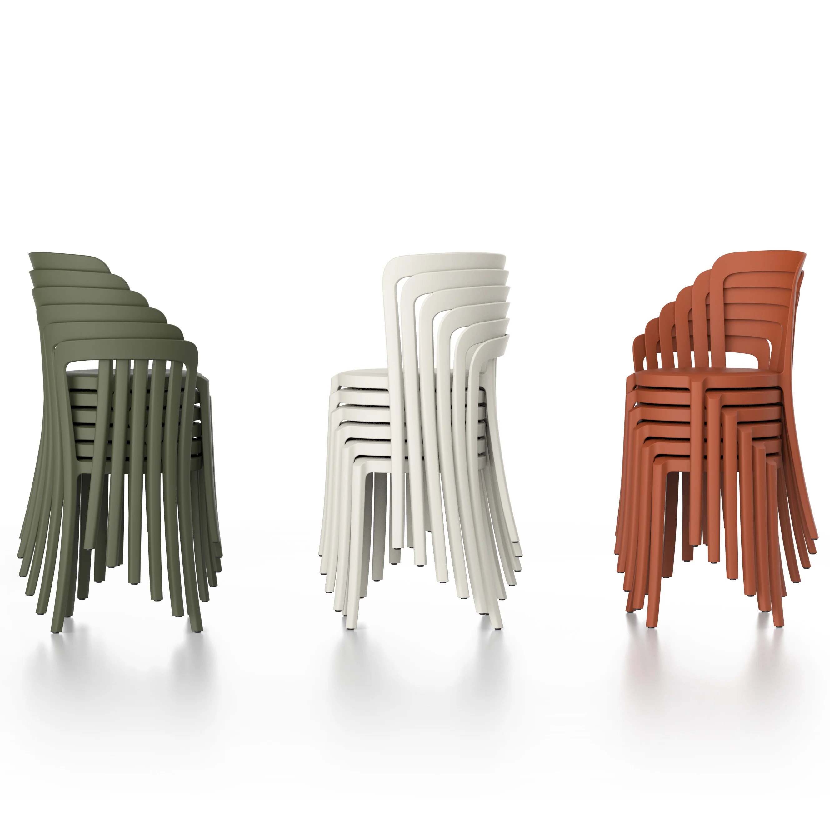 On & On Plastic Stacking Chair - Image 15