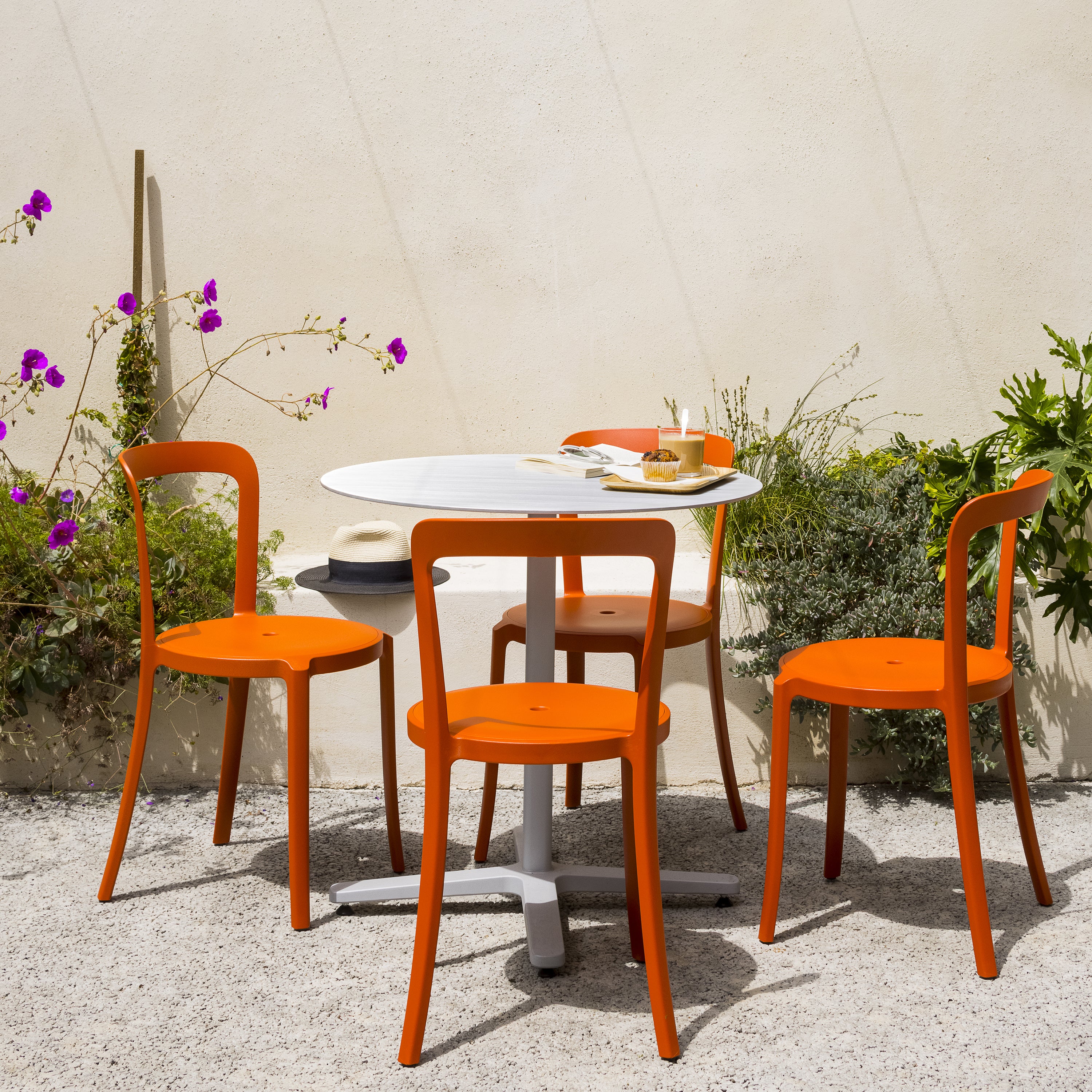 On & On Plastic Stacking Chair - Image 23