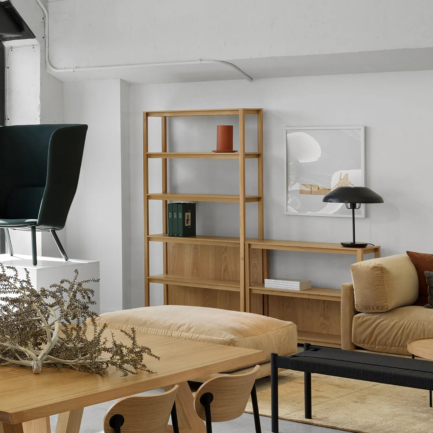 Open Plan Tall Bookcase - Image 7