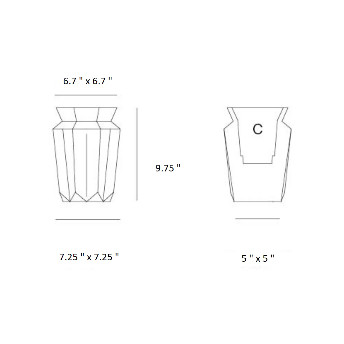 Origami Hasu Planter - Image 4
